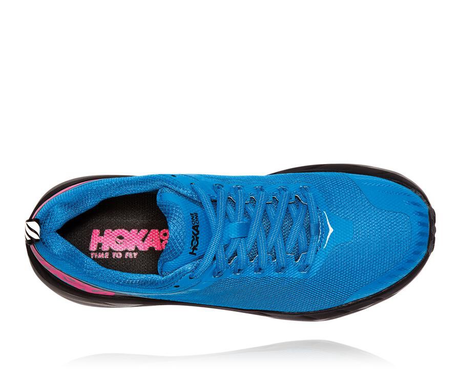 Zapatillas Trail Hoka One One Mujer - Challenger Atr 5 - Azules - CSQ138624